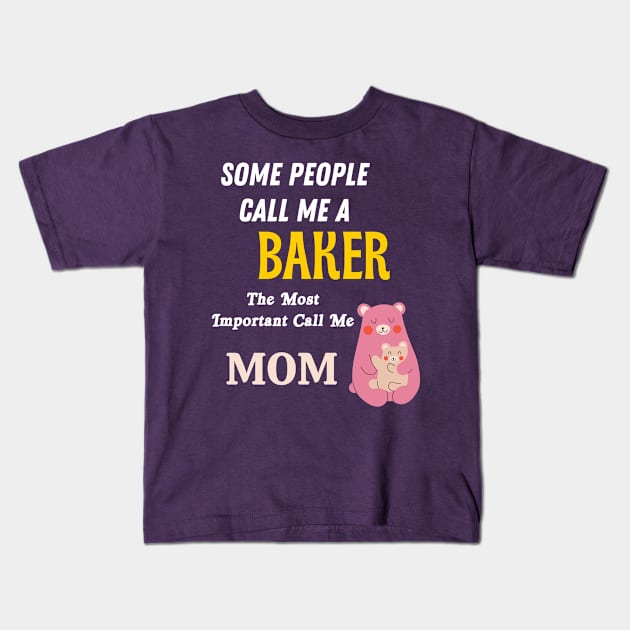 Baker Kids T-Shirt by Mdath